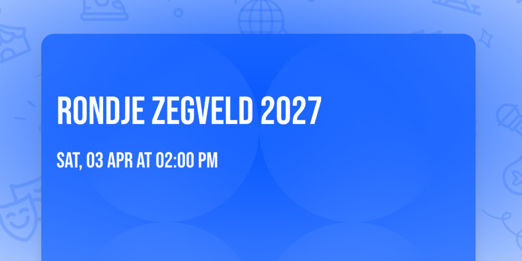 Rondje Zegveld 2027 in Woerden