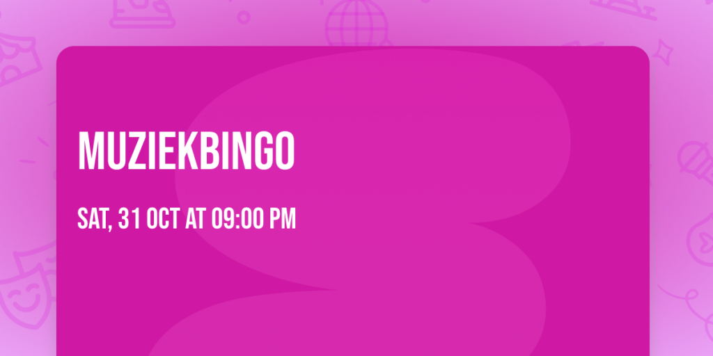 Muziekbingo in Woerden