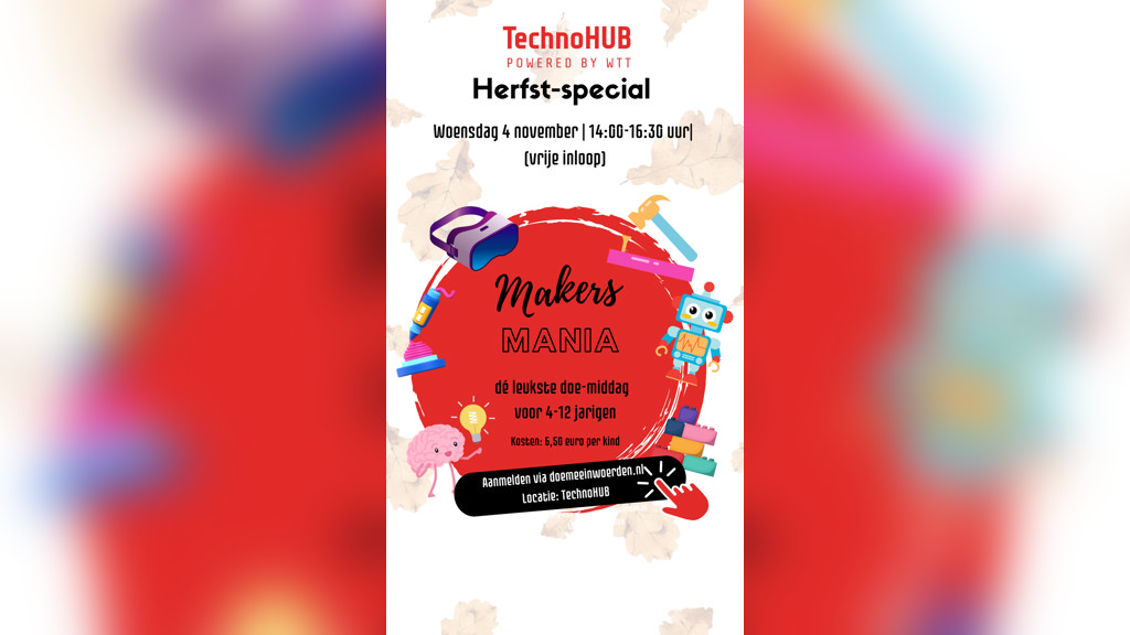 Makers Mania – Herfstspecial in Woerden